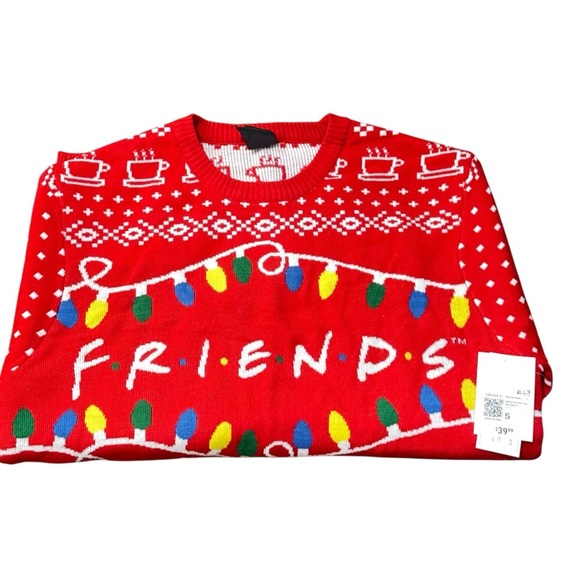 🎄 Friends TV Show Ugly Christmas Sweater Forever 21 – Size Small NWT Holiday - Picture 6 of 14